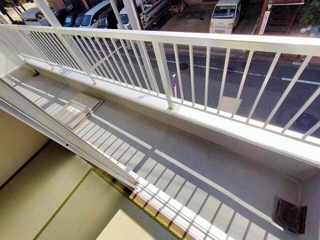 コーポ大野のバルコニー