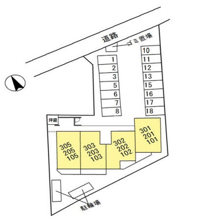 ルエスト・ラメールⅡの区画図