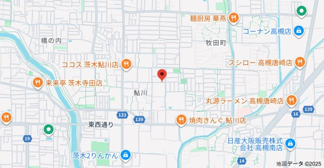 【地図】 | メルシー茨木鮎川