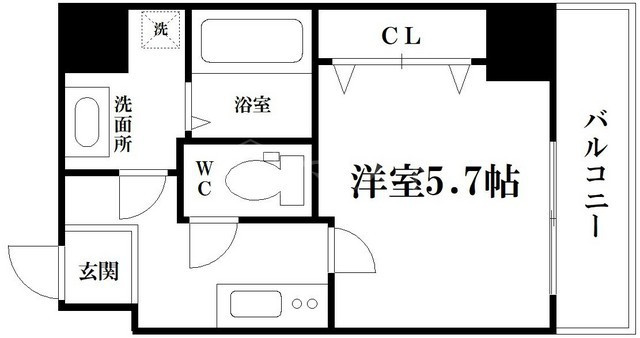 ブルー西長堀の間取り
