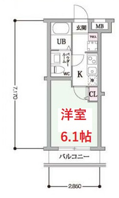【間取り】 | スカイコート戸越 | 間取り