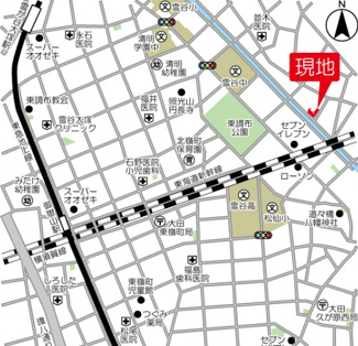 【地図】 | KDXレジデンス東雪谷