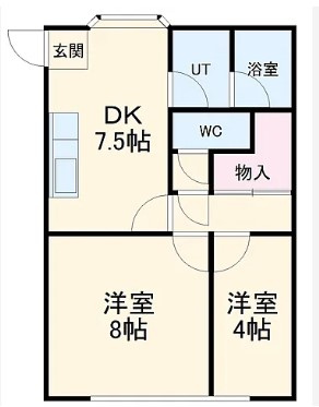 岐阜県岐阜市一棟マンションの間取り