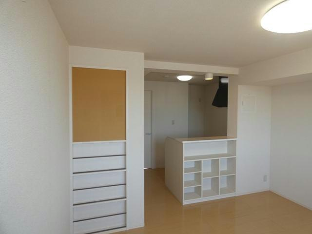 ハイツハピネスＡ館の居間・リビング