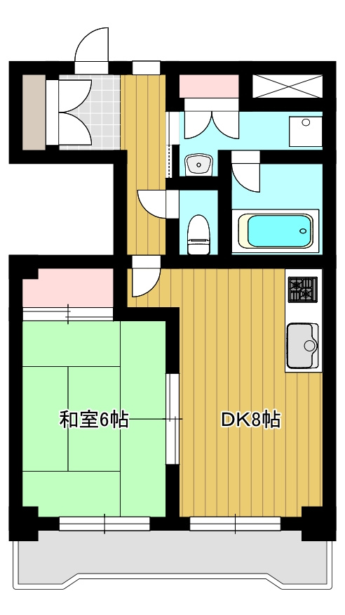 エースＣityの間取り