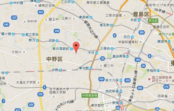 メゾン上高田の地図|メゾン上高田の所在地