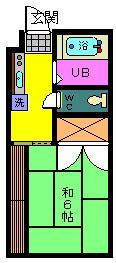 【間取り】 | ドマーニⅡ | 洋室へ変更しました。