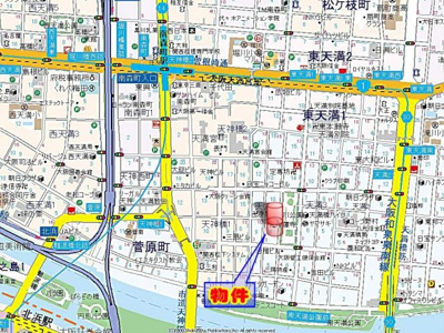 【地図】 | エスライズ天満パークサイド