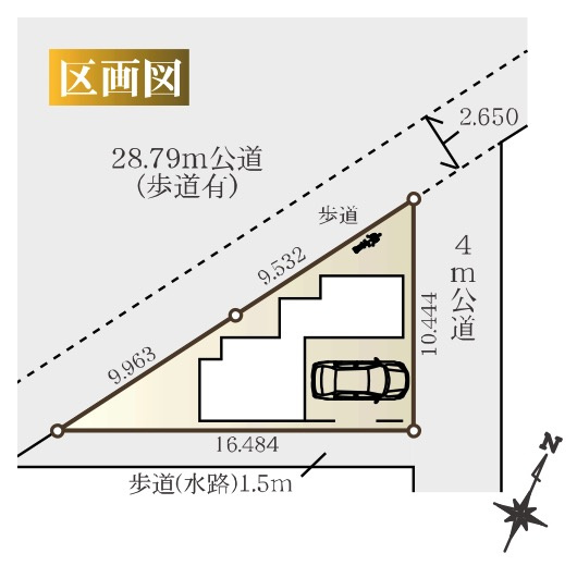 [新築住宅] さいたま市北区奈良町 2期 全1棟の区画図