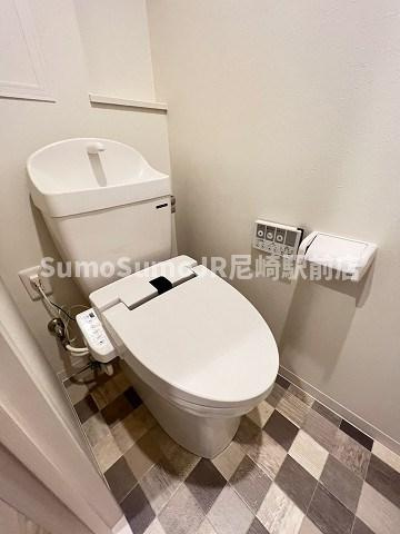 AILE武庫之荘のトイレ|落ち着いたトイレです