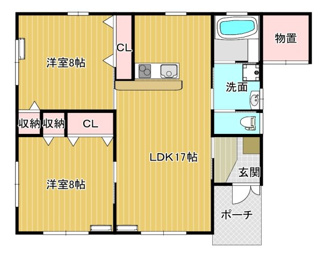 【間取り】 | 北境貸家