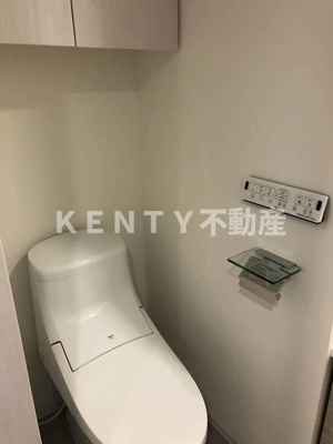【トイレ】 | ソラニテ馬込 | 落ち着いた色調のトイレです