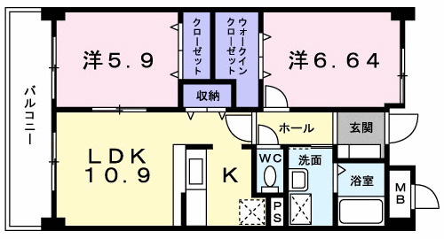 【間取り】 | パレ・フルール