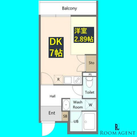 AXIA八熊の間取り