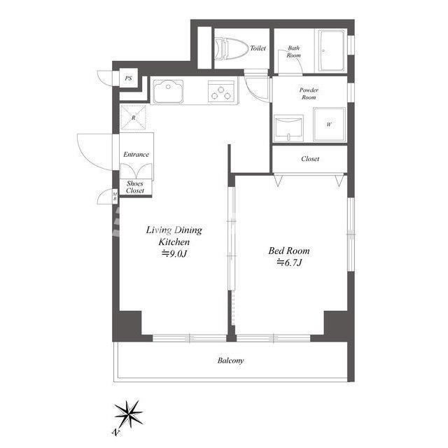 ミリアレジデンス池上の間取り