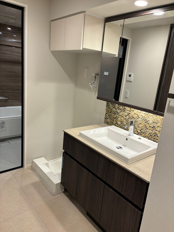 ピアース世田谷松原の洗面所