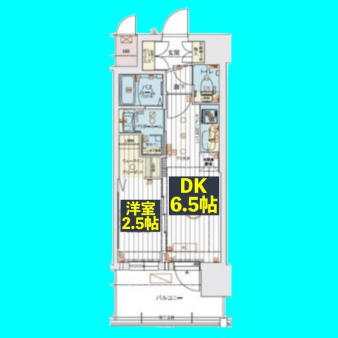 エステムコート名古屋サウスプレミオの間取り