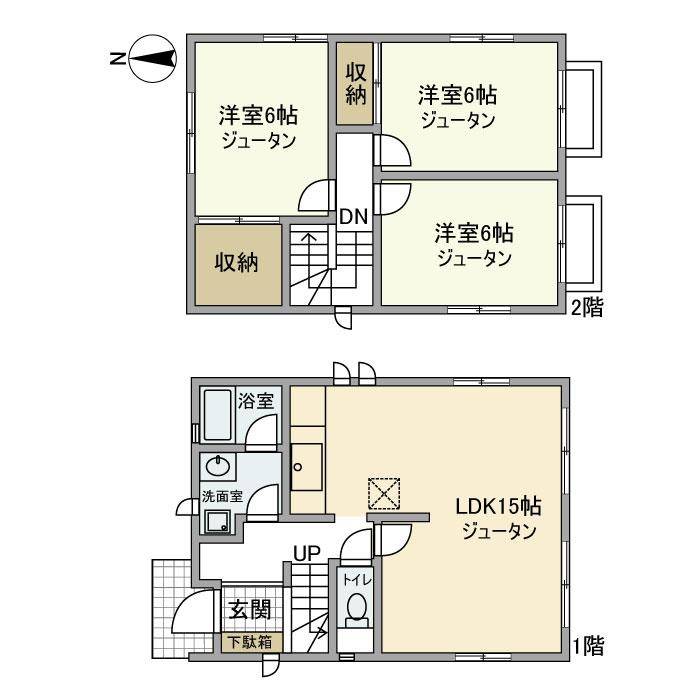 千代田戸建の間取り