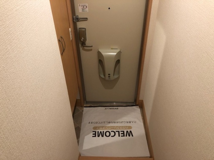グランドソレーユRSの玄関|明るい玄関です