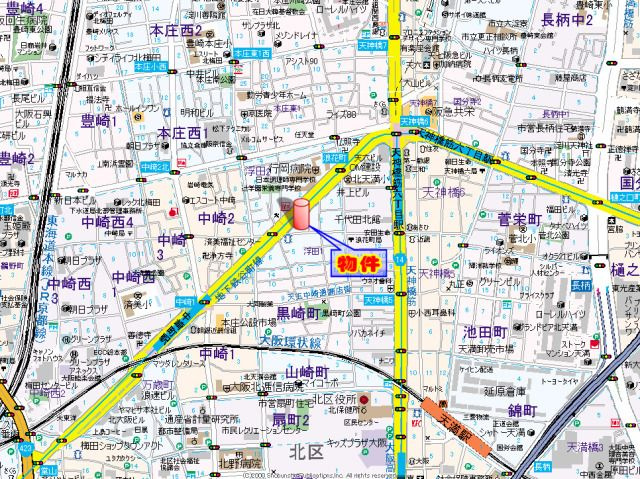 【地図】 | ラナップスクエア東梅田