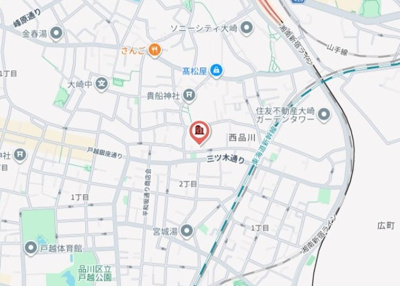 【地図】 | コンフォリア・リヴ大崎