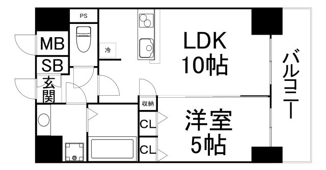 【間取り】 | CAVANA梅田北（旧プレサンス梅田北アロー）