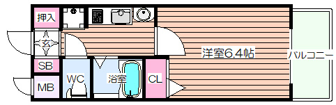 【間取り】 | エステムコート新大阪Ⅶステーションプレミアム