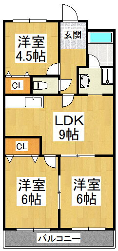 【間取り】 | 茱萸木壱番館