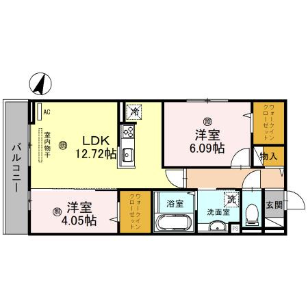 冨士屋　壱番館の間取り