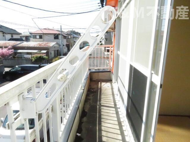 グレース南柏Ⅰのバルコニー|広々としたバルコニーです