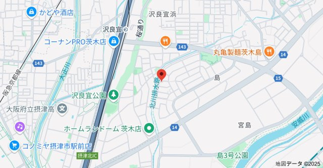 ディアコートの地図