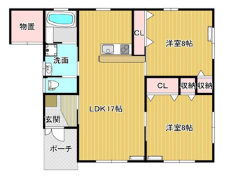 【間取り】 | 北境貸家