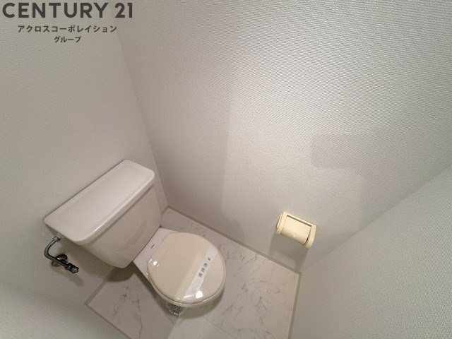 ゆったり落ち着けるトイレです