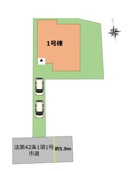 太宰府市観世音寺2丁目1期1号棟