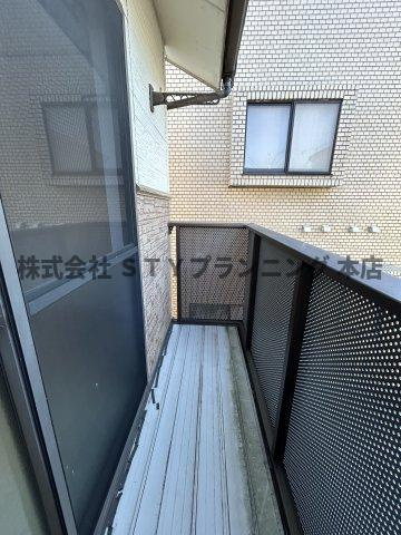 仲介手数料0円！exceⅢB棟のバルコニー
