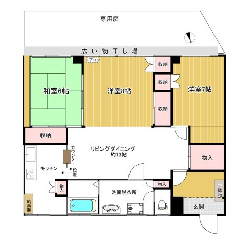キャステル上福岡　の間取り