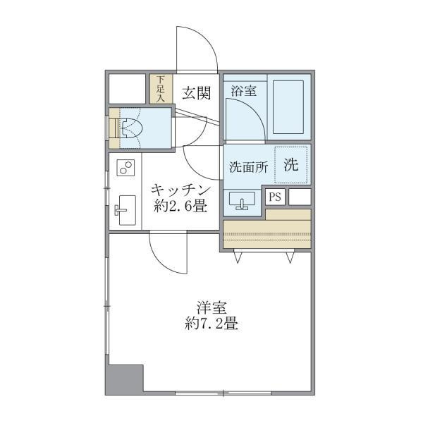 ＩＳＭ中野坂上の間取り