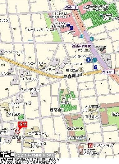 ペガサスマンション目白の地図