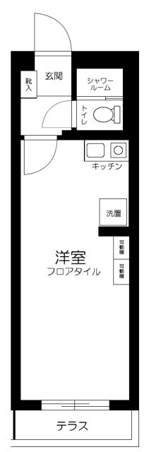 土屋コーポの間取り