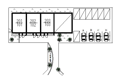 ジャルダン　ドゥ　柿木駐車場