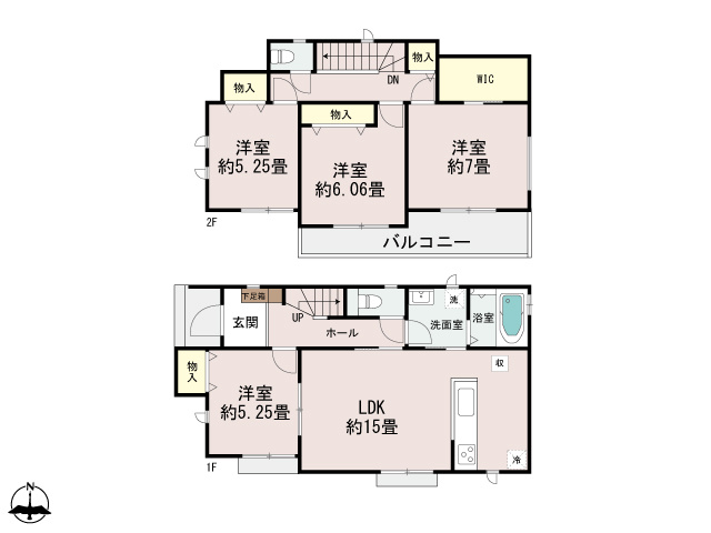 多賀城市新田278番の間取り