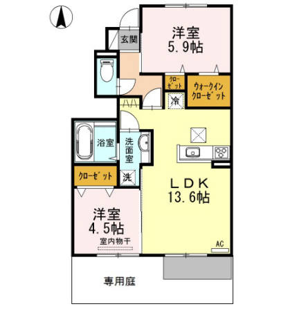 ソレーユ・コートの間取り