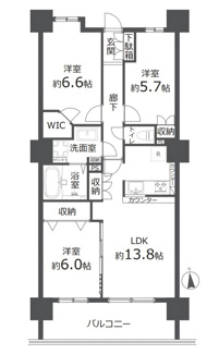 【間取り】 | クレアシティ所沢 | クレアシティ所沢