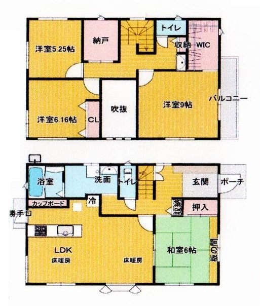 岩出市西安上・中古戸建・116586の間取り