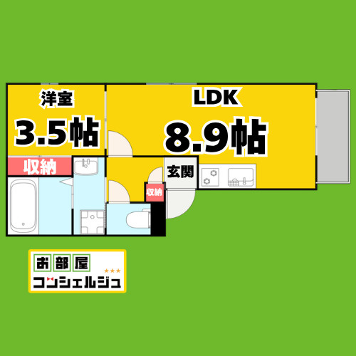 M-COURT Vの間取り
