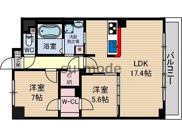 【間取り】 | リバーフィールド茨木