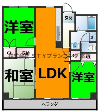 仲介手数料0円！アーバンドエル西春駅前　の間取り