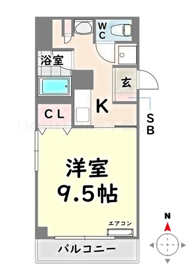 【間取り】 | グリーンパーク新瑞【名古屋市賃貸・シャッター付駐車場】