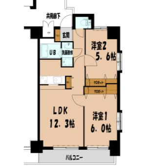 【間取り】 | クリエート住吉　★プライスホームなら仲介手数料が割引価格です！★
