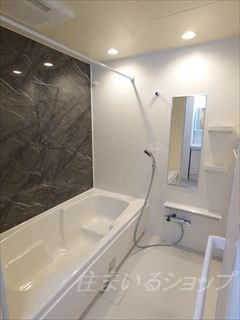 広島市安佐北区上深川町のアパートの浴室|追い焚き・浴室暖房乾燥機あり